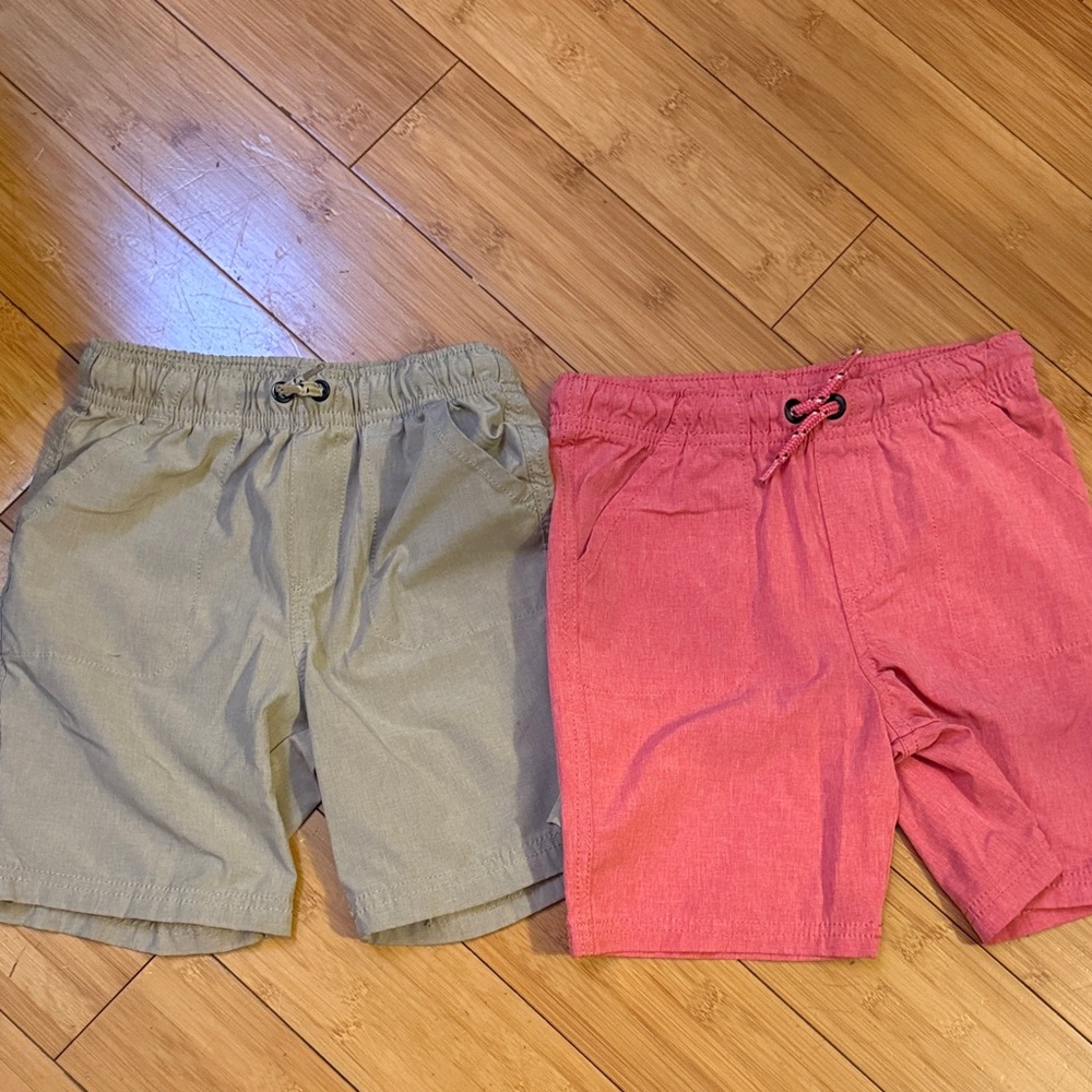 Beige  and Pink Casual Shorts Set jumping bean 5T